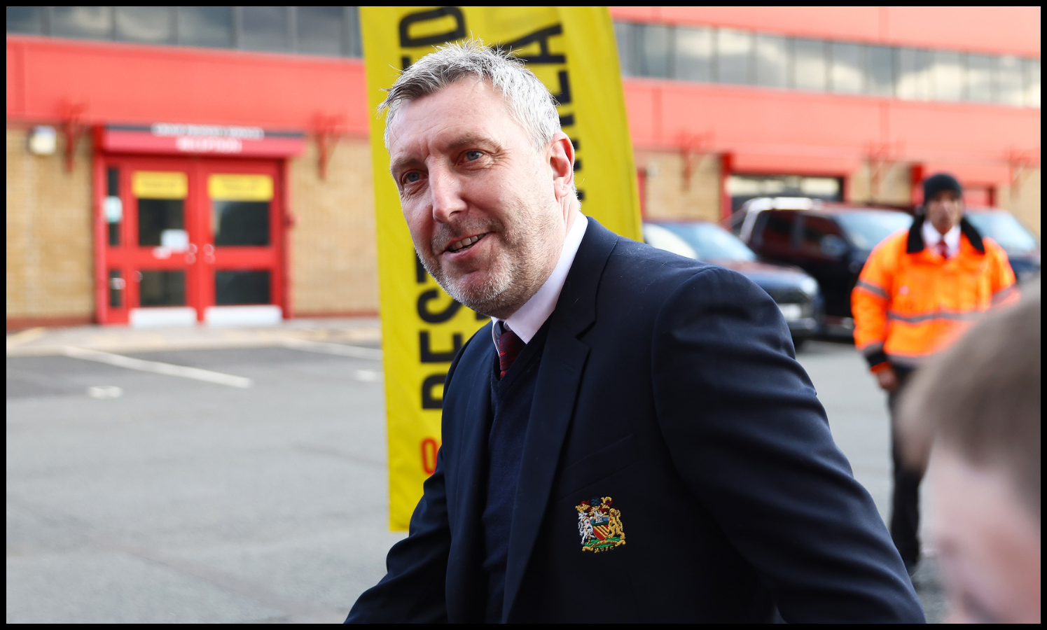 Jason Wilcox looking on